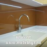 Комплектующие Стеклянный фартук Однотонный