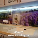 Комплектующие Стеклянный фартук С фотопечатью